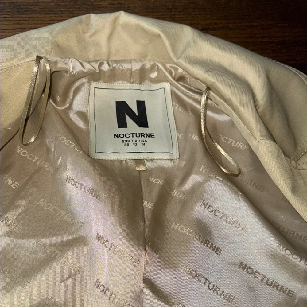 Nocturne double sided melted trench coat - Picture 11 of 16